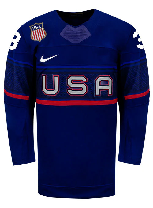 Nike USA Hockey Cayla Barnes Away 2022 Olympic Jersey - Image 2