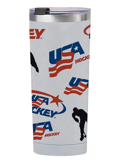 USA Hockey 20 oz. Stainless Steel Medley Tumbler - Image 3