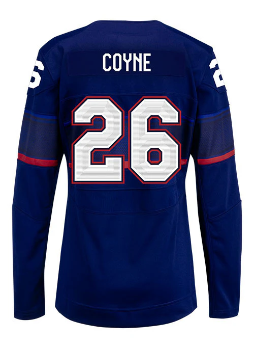 Ladies Nike USA Hockey Kendall Coyne Away 2022 Olympic Jersey
