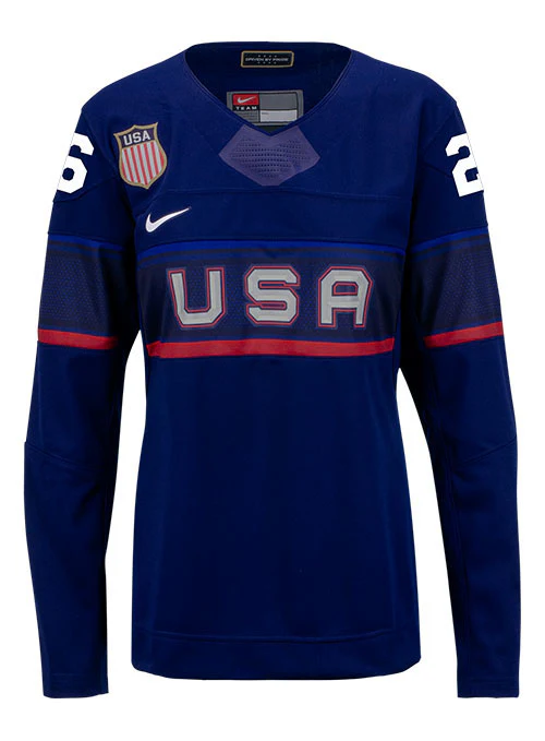 Ladies Nike USA Hockey Kendall Coyne Away 2022 Olympic Jersey - Image 2
