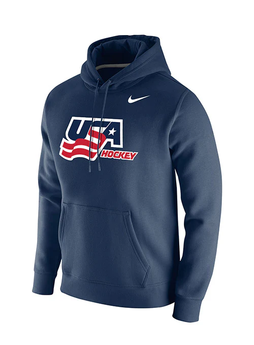Nike USA Hockey Cotton Hooded Sweatshirt
