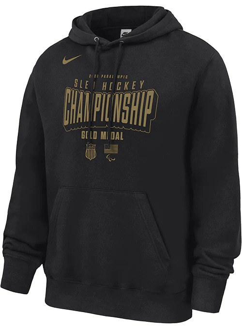 Nike 2026 U. S. Paralympic Sled Hockey Team Championship Hooded Sweatshirt
