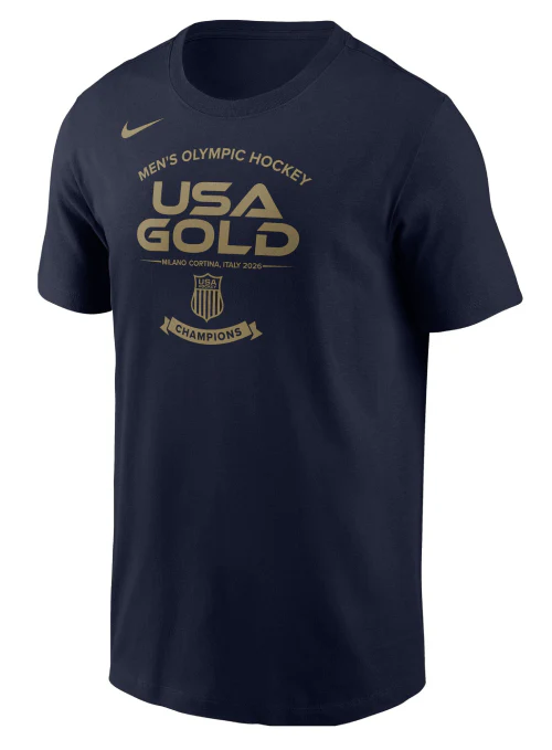 Nike 2026 U.S. Olympic Men's Team Championship Roster T-Shirt - Image 2
