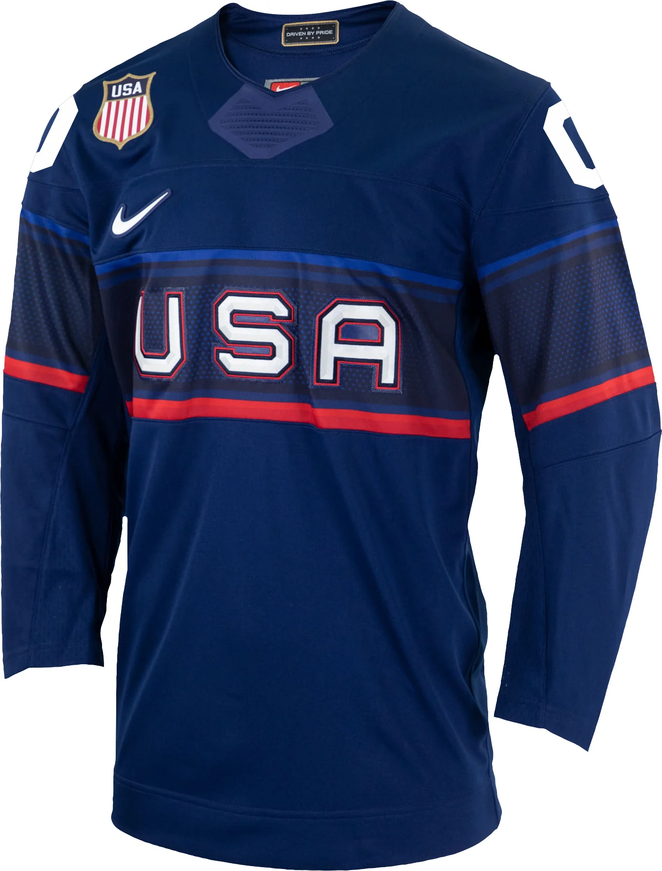 Nike USA Hockey Away 2022 Olympic Personalized Jersey - Image 4
