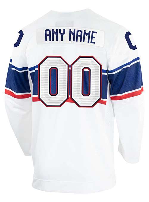Nike USA Hockey Home 2022 Olympic Personalized Jersey - Image 3