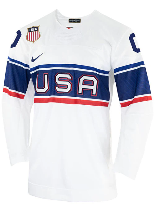 Nike USA Hockey Home 2022 Olympic Personalized Jersey - Image 4