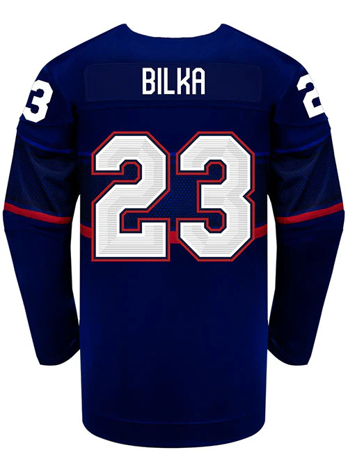 Nike USA Hockey Hannah Bilka Away 2022 Olympic Jersey
