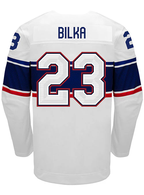 Nike USA Hockey Hannah Bilka Home 2022 Olympic Jersey