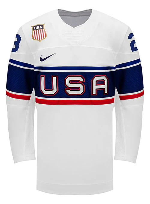 Nike USA Hockey Hannah Bilka Home 2022 Olympic Jersey - Image 2