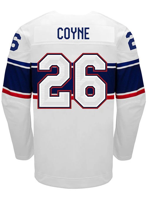 Nike USA Hockey Kendall Coyne Home 2022 Olympic Jersey