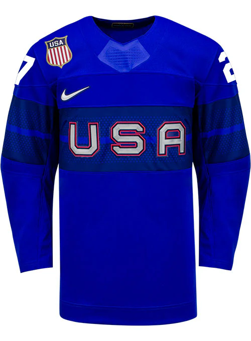 Nike USA Hockey Taylor Heise Alternate 2022 Olympic Jersey - Image 2