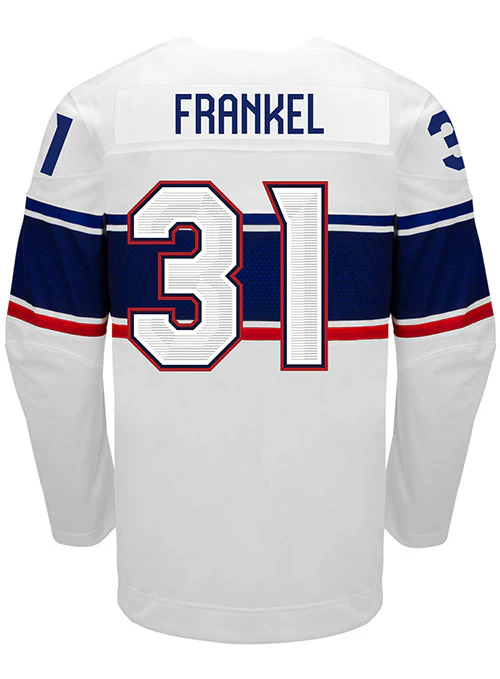 Nike USA Hockey Aerin Frankel Home 2022 Olympic Jersey