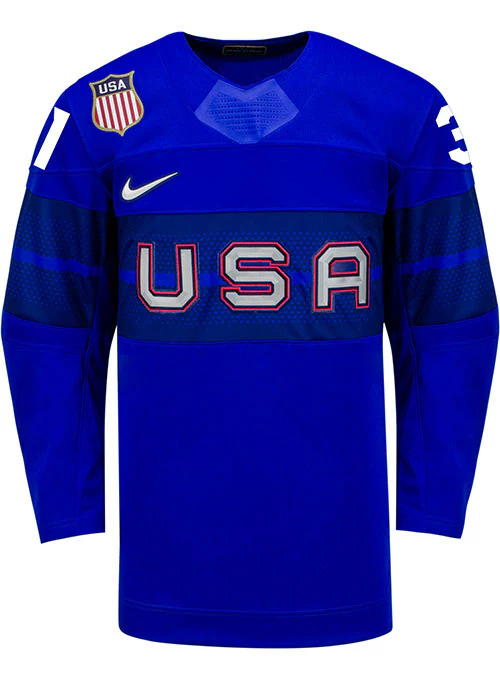 Nike USA Hockey Aerin Frankel Alternate 2022 Olympic Jersey - Image 2