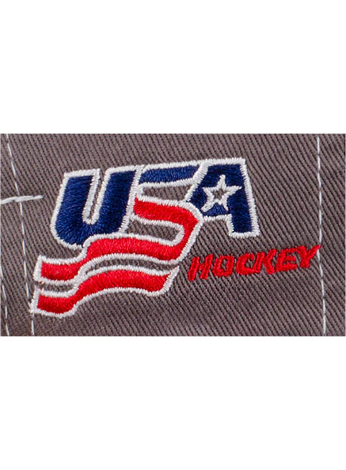 Youth USA Hockey Wordmark Adjustable Hat - Image 4